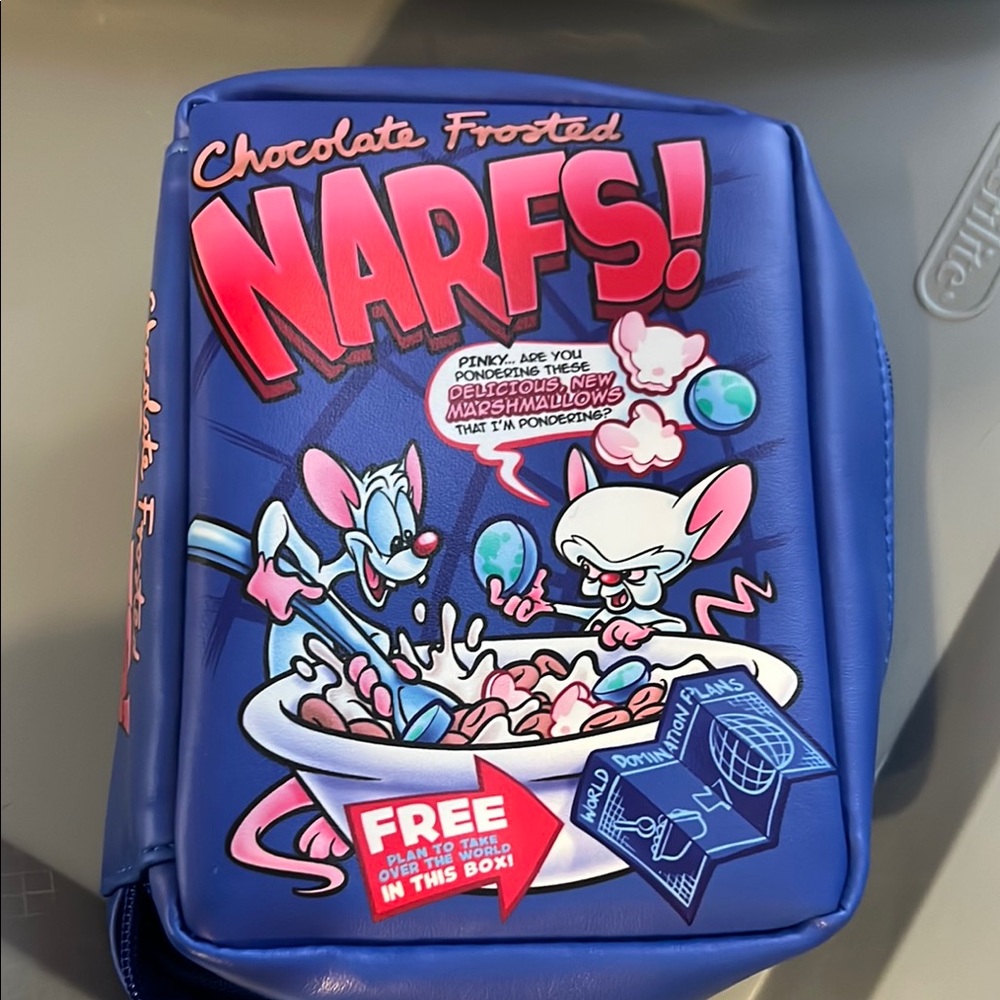 Chocolate Frosted Narfs Blue Cartoon Bag